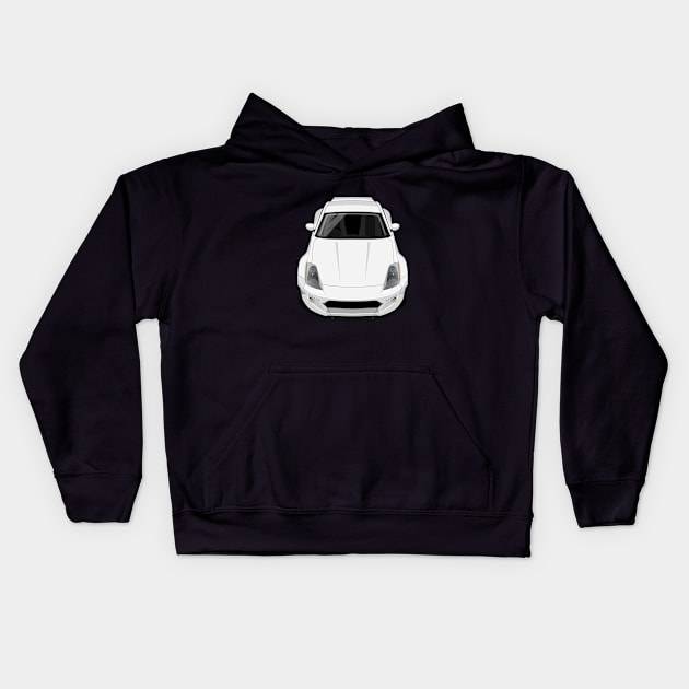 Fairlady 350Z Z33 Body Kit - White Kids Hoodie by jdmart